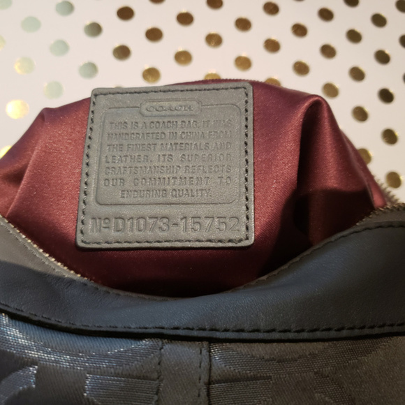 Coach Mia Signature Lurex Shoulder Bag - Picture 5 of 7